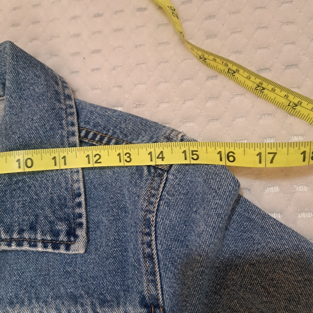 ASPHALT Jacket Denim Lt.blue Women Size M - Picture 6 of 10